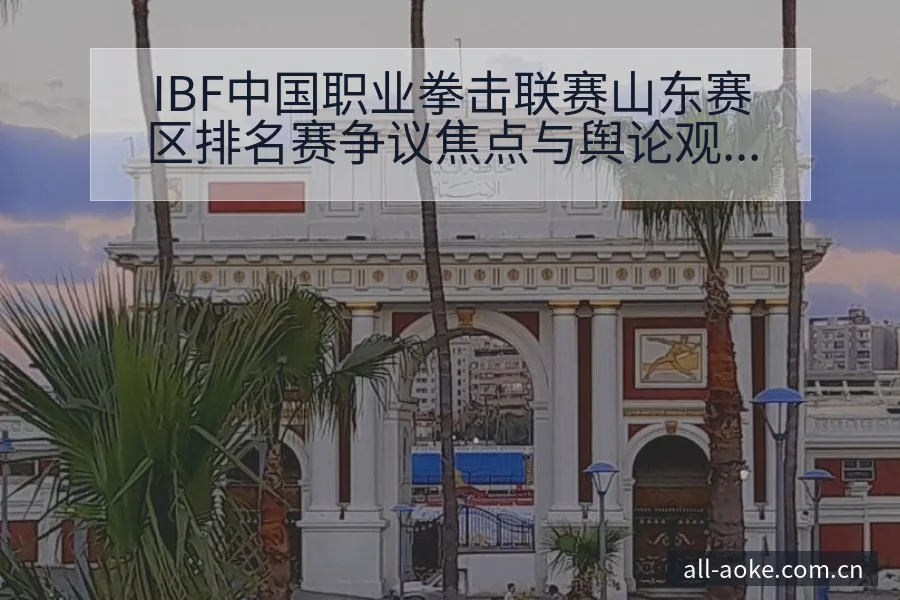 IBF中国职业拳击联赛山东赛区排名赛争议焦点与舆论观察历 - 澳客